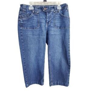 Women's Low Rise Denim Crop Stretch Pants Size 4 NWOT